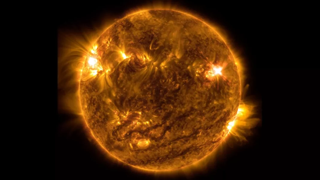 O Observatorio de Dinámica Solar da NASA capturou esta imaxe dunha labarada solar | NASA