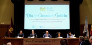 Acto central do Día da Ciencia en Galicia, dedicado a Rof Codina e celebrado no Colexio de Fonseca. Crédito: Suso Rivas