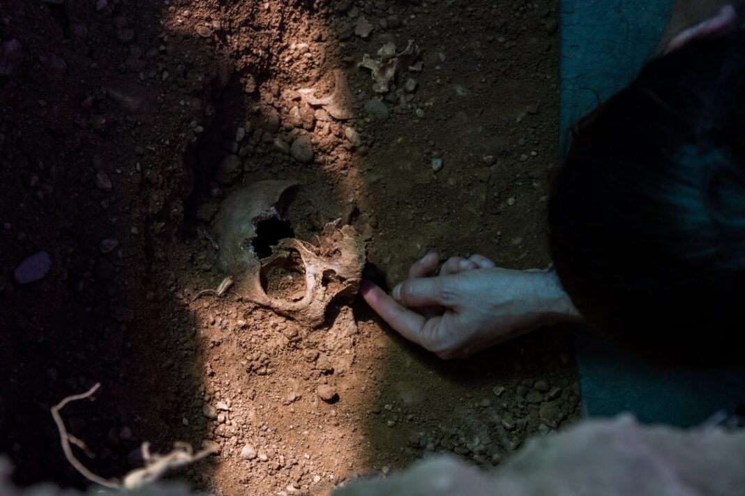 Imaxe dunha excavación nunha fosa da Guerra Civil | Asociación por la Recuperación de la Memoria Histórica