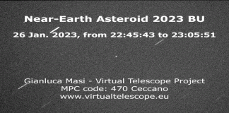 O asteroide voo a tan só 3.600 quilómetros da Terra.