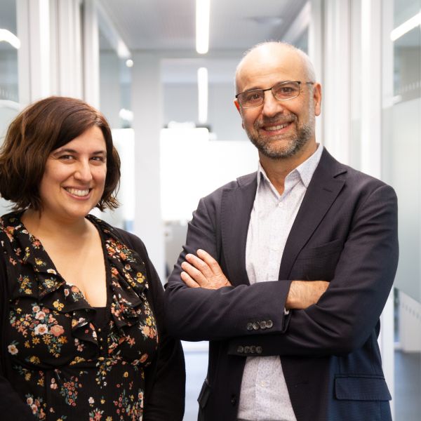 María Salgado e Javier Martínez-Picado, autores do estudo. Crédito: Irsicaixa