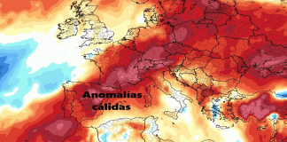 Anomalías medias de temperatura segundo o modelo ECMWF para o período 20-24 de agosto de 2023. Foto: Meteored