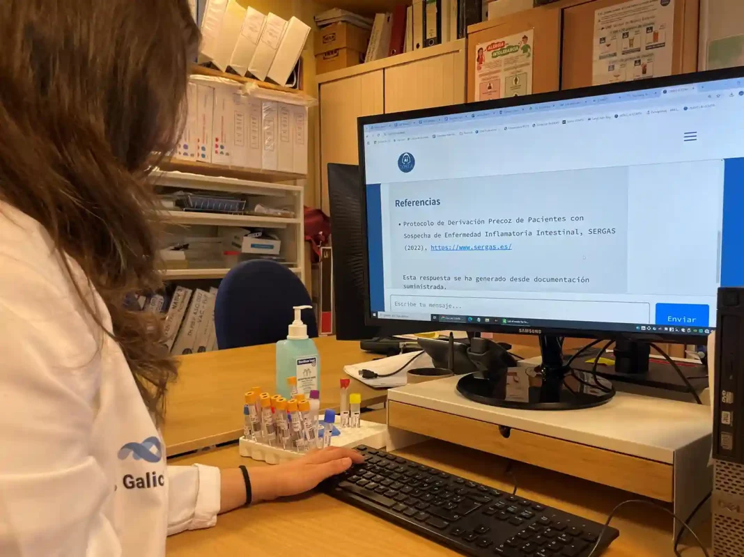 Unha médica de familia de Pontevedra usa o sistema COMTA.