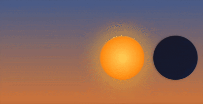 A eclipse total de Sol do 12 de agosto poderase ver dende Galicia. Imaxe extraída do sitio web Snowy.
