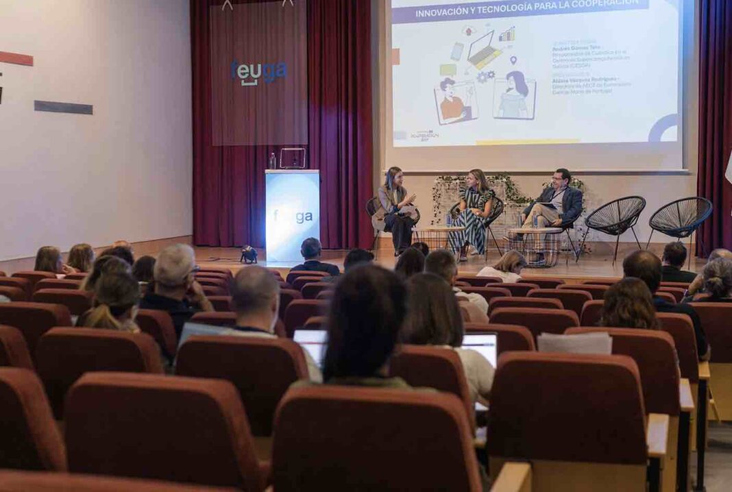 Imaxe da segunda mesa redonda do Día da Cooperación Interreg 2026. Foto: Feuga