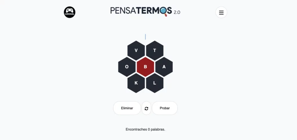 Captura de pantalla de Pensatermos 2.0 extraída de Ludogal.